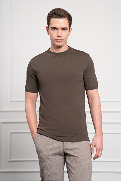 Morven Ανδρικό μπλουζάκι με ραγισμένο λαιμόκοψη με δυναμική εφαρμογή ρεγιόν