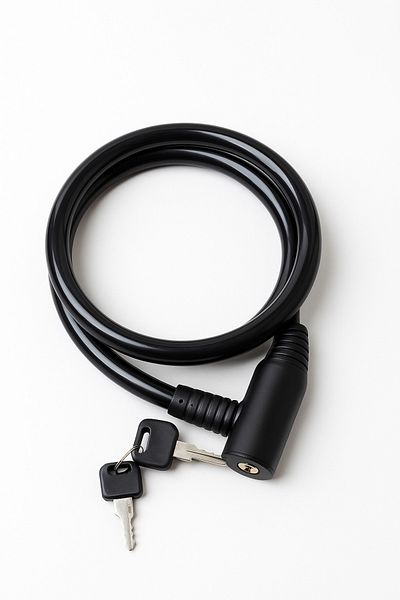 Go İthalat Bike & Motor Lock with Keys Safe Durable Steel Lock Replacement Bike Lock with Keys