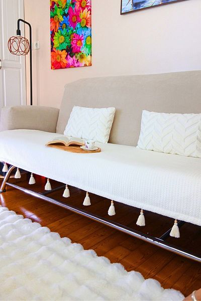 ARVA 210 X 105 Tufted Sofa Bed Cover Home Armchair