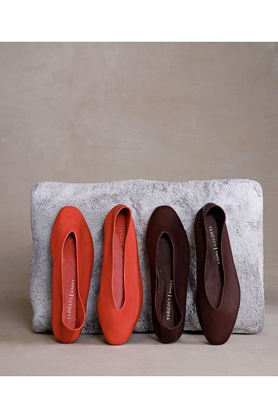 Yargıcı High Face Flat Ballerinas