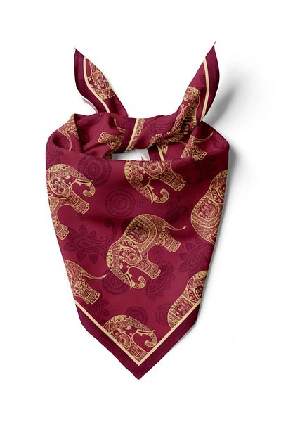 Modabutik Ethnic Elephant Patterned Bandana