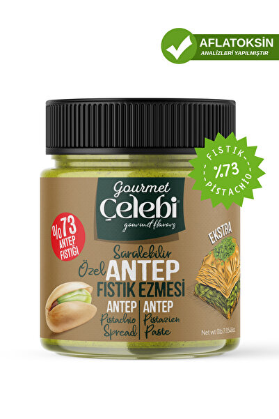 gourmet çelebi Özel kahvaltılık Antep fıstık ezmesi 200 gr 200 Gr