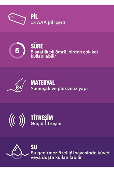 Durex Intense Delight Bullet Titreşimli Vibratör