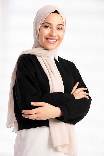 Stella Eşarp Women's Solid Color Thin Chiffon Shawl