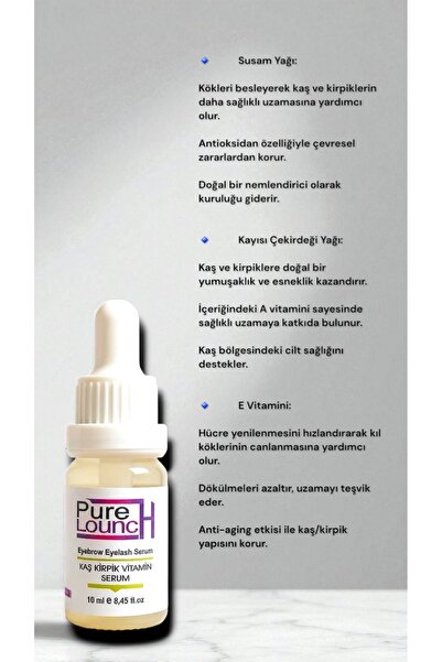 Purlounch Kaş Vitamini Serum 10 ml