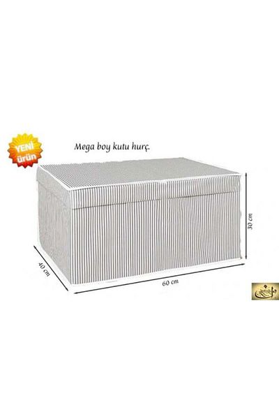 DEMİROĞLU EV TEKSTİL 1 Piece Box Storage Cabinet Organizer Multi-Purpose Organizer 60*40*30