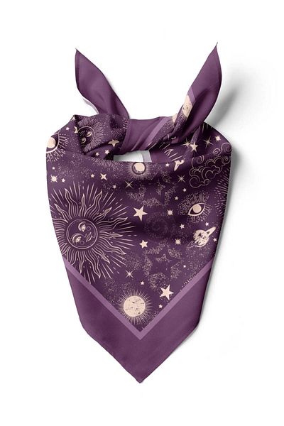 Modabutik Z88 Moon Patterned Bandana
