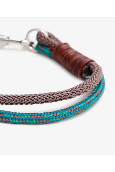 Yargıcı Leather Wrapped Paracord Bracelet