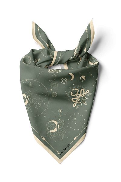 Modabutik C110 Galaxy Patterned Bandana