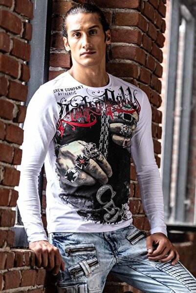 Cipo&Baxx Cl511 Street Style Printed Sweatshirt