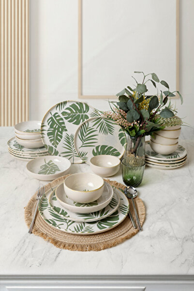 Keramika Forest Yemek Takımı 24 Parça 6 Kişilik 22726-27-28