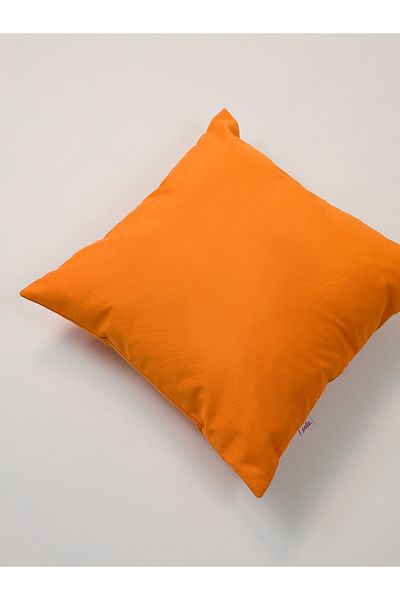 Galia Tasarım Soft Touch Plain Orange Pillow Case 45X45 cm Bottom Zippered