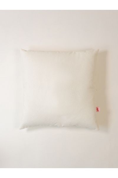 Galia Tasarım Soft Touch Plain Ecru Pillow Case 45X45 cm Bottom Zipper