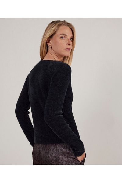 Yargıcı Cropped V-Neck Cardigan