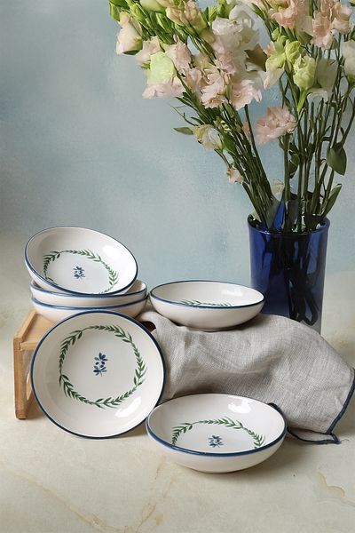 Keramika Daphne Ring Snack Bowl / Μπολ σάλτσας 13 cm 6 τεμάχια 22925