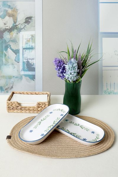 Keramika Daphne Noyan Boat Plate 26 cm 2 Pieces 22922