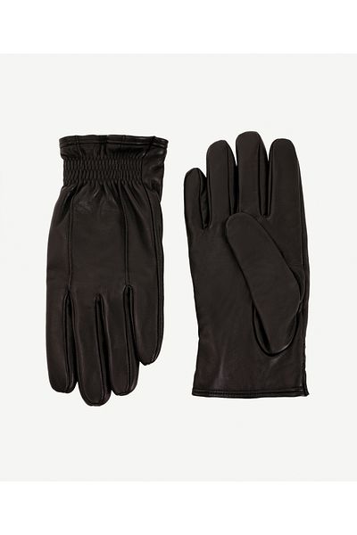 Yargıcı Shirred Leather Men's Gloves