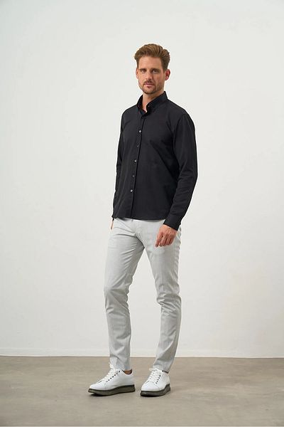 Morven Πουκάμισο με γιακά με κουμπιά Easy-Iron Oxford Cotton Slim Fit