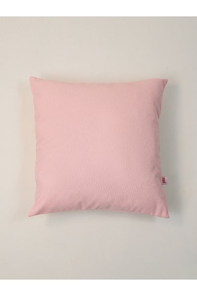 Galia Tasarım Soft Touch Plain Pink Pillow Case 45X45 cm Bottom Zippered