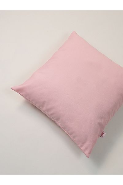 Galia Tasarım Soft Touch Plain Pink Pillow Case 45X45 cm Bottom Zippered