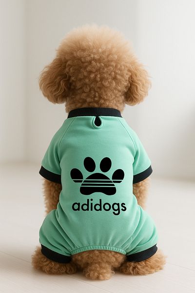 MPZ Pets Cat and Dog Clothing & Dresses Adidogs Mint 4 Babak Rompers