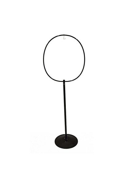Others Metal Bird Cage Stand with Hanging Hook Black