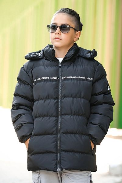 Zaziko Kids Boy's Hooded Double Color Puffer Coat Km.0027-Z