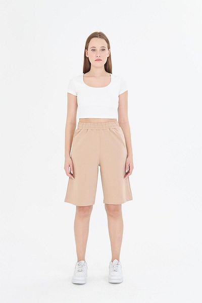 TRENDHİLL Dámské béžové bavlněné Capri 7003-B