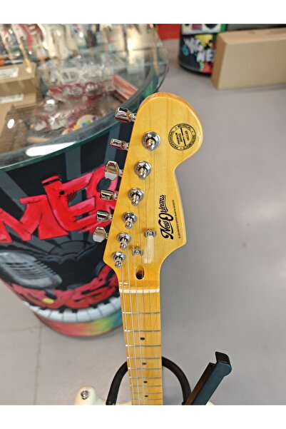 new orleans Nhs9720 Stratocaster Hss Vintage White (BEYAZ) Elektro Gitar ( Askı Pena Kılıf Pena )