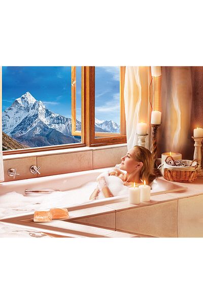 Beauty Box Acne Fungus Bacteria Himalayan Soap (Massage Stone) Natural Rock Salt Mineral Salt Soap