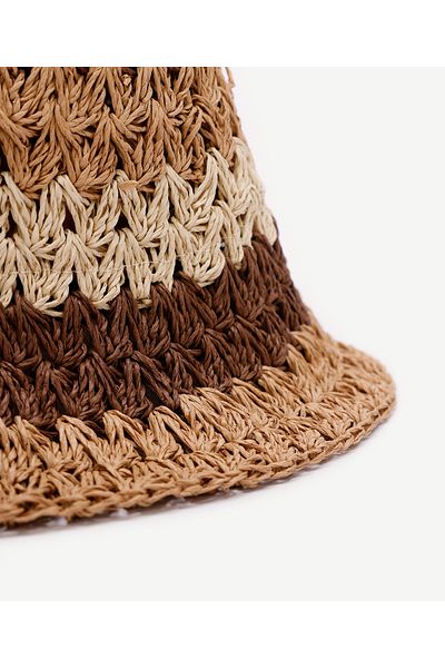 Yargıcı Multicolored Straw Hat