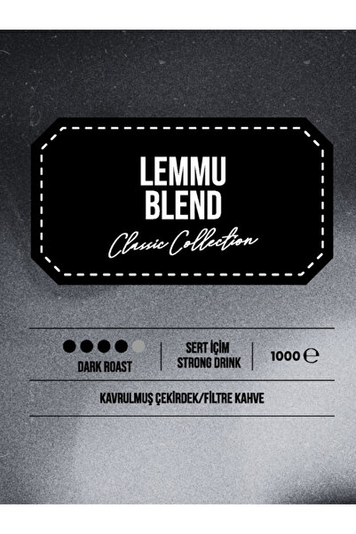 Addis Ababa Coffee Lemmu Blend Kahve 1000 Gr X 3 Adet
