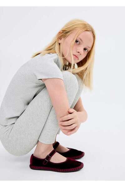 MANGO Kids Fitilli pamuklu tayt