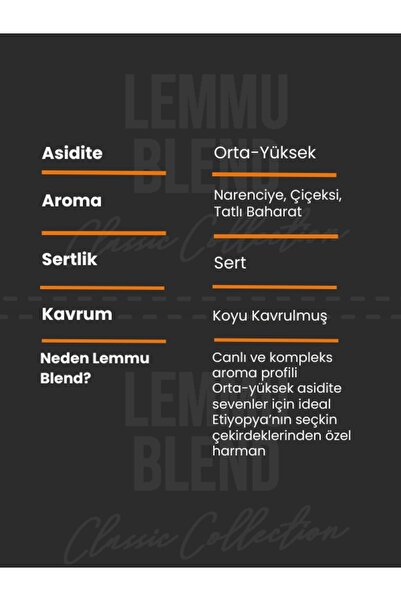Addis Ababa Coffee Lemmu Blend Kahve 1000 Gr X 3 Adet