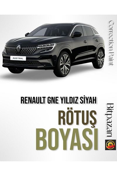 Flea Market Renault Star Black Gne - Professional Scratch Remover Touch-Up Paint 20ml.