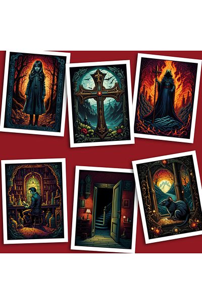 Legendary Gifts O poveste de neuitat, Joc de societate creativ pentru copii si adulti, Editia Horror