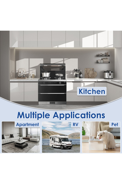 Koopsio Filtru Apa F9, Ultrafiltrare In 5 Etape, Carcasa Inox, Instalare Universala