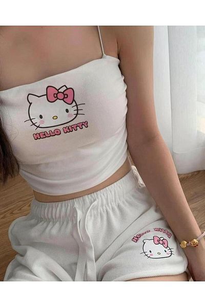 EDVESS Hello Kitty Bottom Top Tracksuit Set