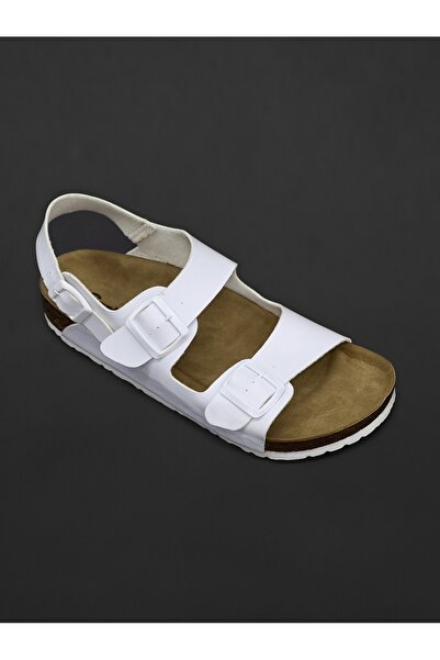 COMFORT OF PANTOFOLE White Men's Sandals