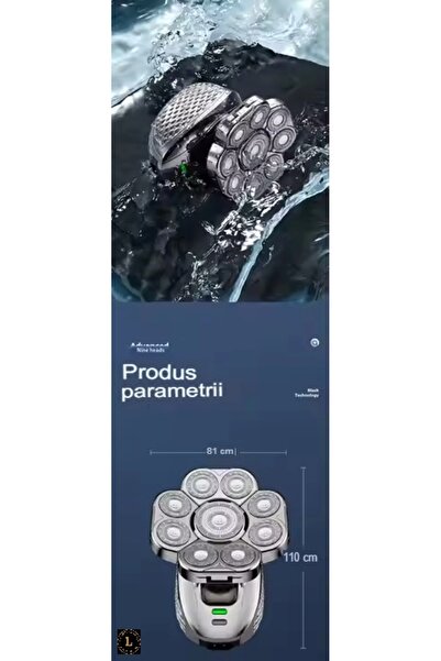 CR LUMI AND GABI Electric Shaver, Professional 6-in-1 Waterproof IPX6