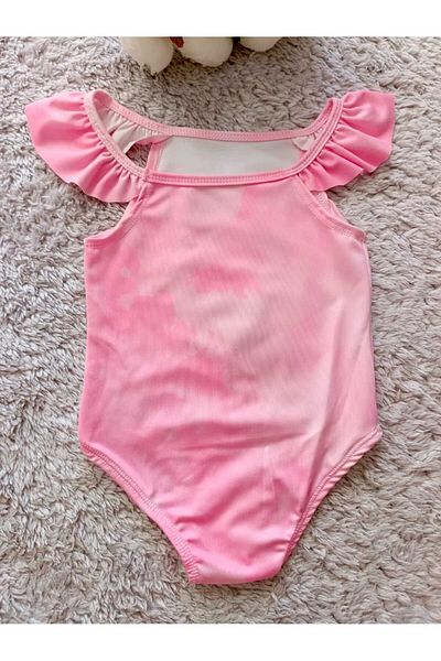 Modomood Girl's Swimsuit Digital Printed Butterfly Patterned Sea Pool Swimsuit