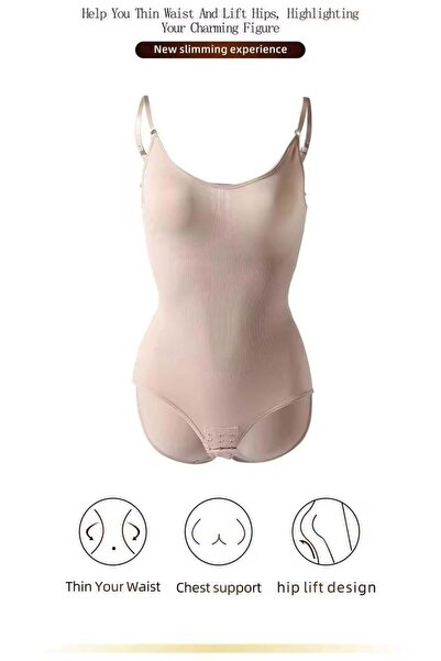 Bikini Mayokini Dünyası Kimi Bodysuit Corset - Brown