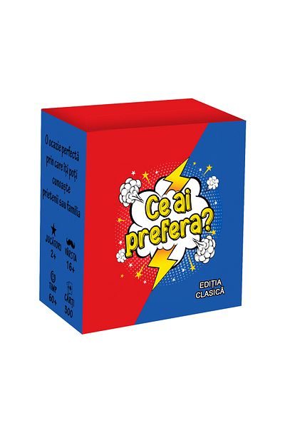Legendary Gifts Party Card Game - What Would You Prefer? Classic Edition, Romanian Language