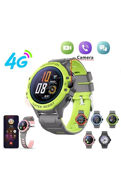 BSG TECH Kids GPS Smart Watch With Phone, 1.38 Inch, Android/iOS, 4G LTE, SOS, Waterproof
