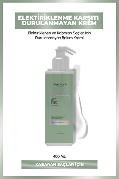 Lewel Mood Premium Anti Frizz Kabaran Saçlar İçin Bakım Kremi