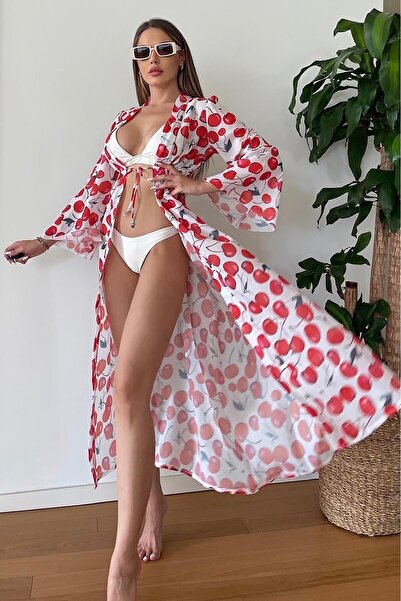 Bikini Mayokini Dünyası Algie Rossa Pareo - Roșu