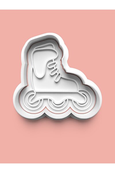 AKTASTORE قالب بسكويت التزلج وقالب عجينة السكر