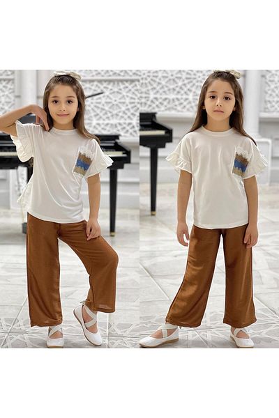 Amur Girls Tracksuit Set & Bottom Top Set