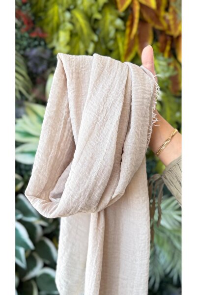 dermansaa Fil Dişi Konfor Bürümcük Şal - Dökümlü, Hafif, Yazlık - Terletmeyen Kumaş