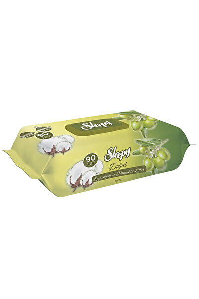 Sleepy مناديل مبللة للأطفال بزيت الزيتون 90 قطعة (5 قطع)